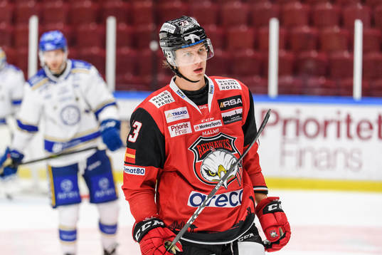 Malmö Redhawks Christoffer Forsberg deppar