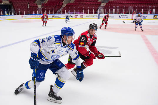 Leksands Peter Cehlarik och Malmö Redhawks Pathrik
