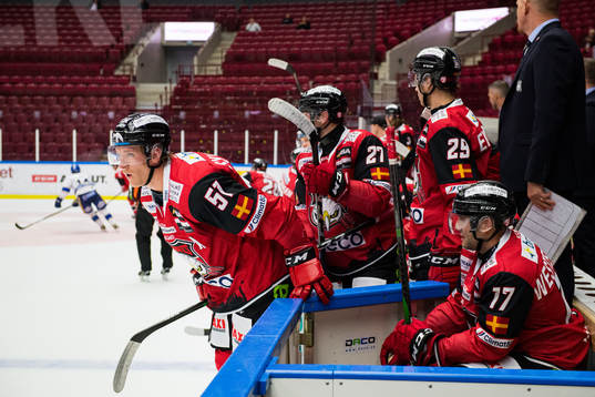 Malmö Redhawks Emil Sylvegård och Pathrik Westerholm