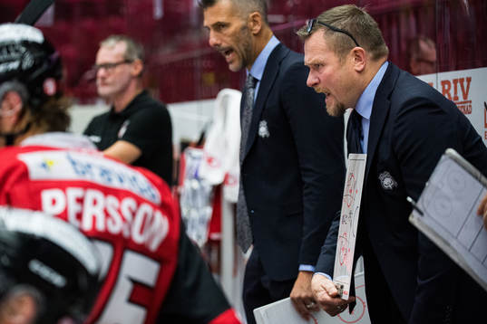 Malmö Redhawks tränare Joakim Fagervall