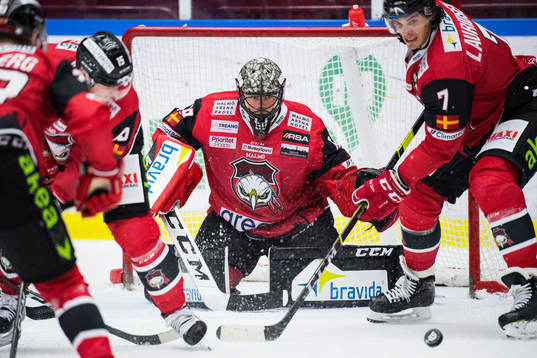 Malmö Redhawks målvakt Oscar Alsenfelt