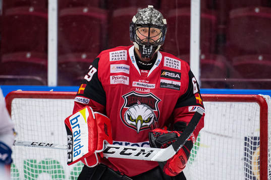 Malmö Redhawks målvakt Oscar Alsenfelt