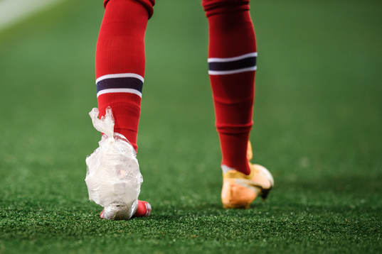 The feet of Caroline Graham Hansen