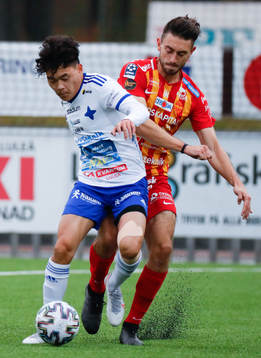 IFK Luleås Isak Bråholm och Örebro Syrianskas Laurence