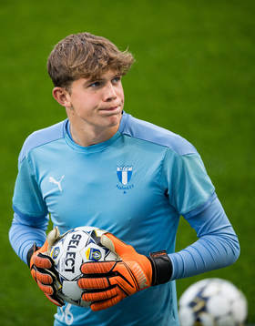 Goalkeeper Melker Ellborg