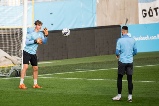Goalkeeper Melker Ellborg
