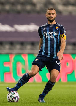 Jesper Karlström of Djurgården looks dejected