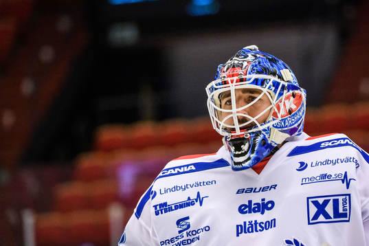 Oskarshamns målvakt Joe Cannata