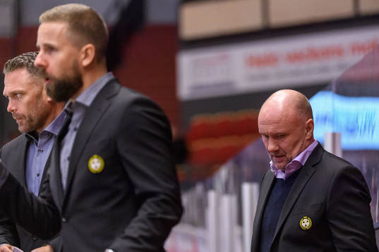 Brynäs assisterande tränare Mikael Holmqvist,