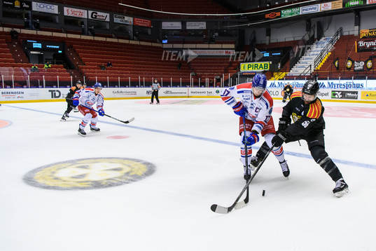 Oskarshamns Jonas Engström och Brynäs Jonathan Sigalet