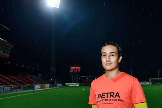 Brommapojkarnas målvakt Karolina Bucaro Stenman