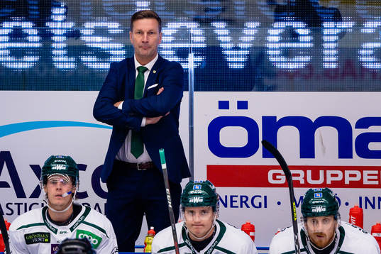 Färjestads huvudtränare Johan Pennerborn