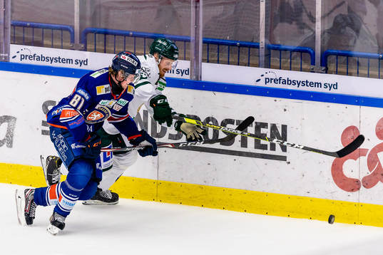 Växjös Fredrik Karlström och Färjestads Pontus