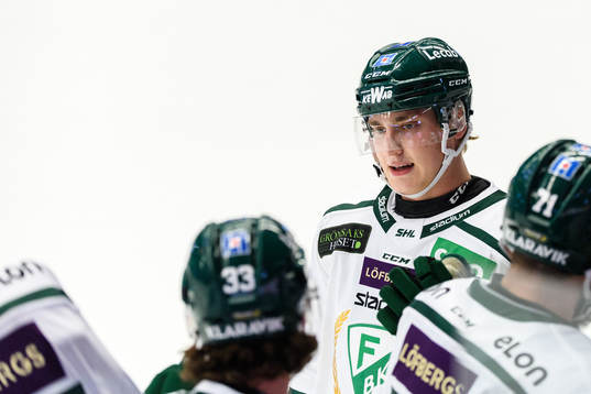 Färjestads Jacob Peterson jublar
