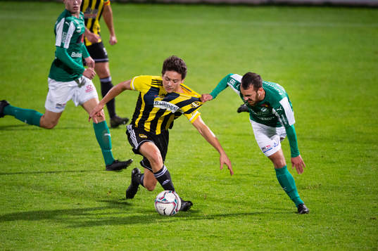 IFK Hässleholms Isak Orajärvi i matchen mellan