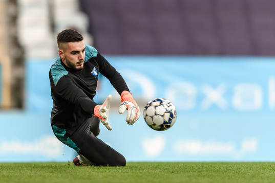Goalkeeper Marko Johansson of Malmö FF