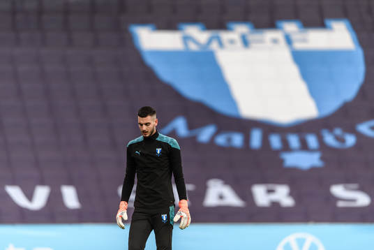 Goalkeeper Marko Johansson of Malmö FF