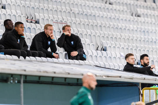 Franz Brorsson and Ola Toivonen of Malmö FF