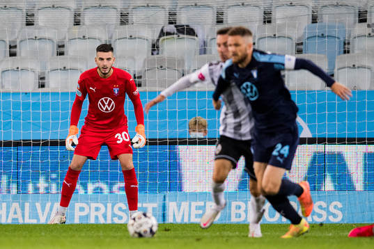Goalkeeper Marko Johansson of Malmö FF