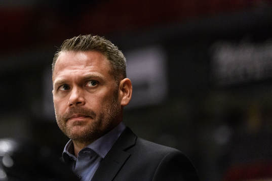 Brynäs assisterande tränare Mikael Holmqvist