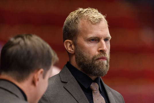 Oskarshamns assisternade tränare Mathias Tjärnqvist