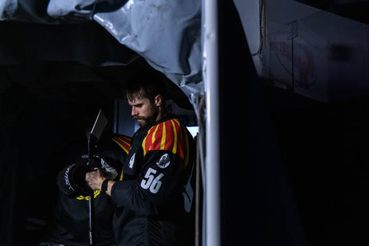 Brynäs Jonathan Sigalet gör sig redo