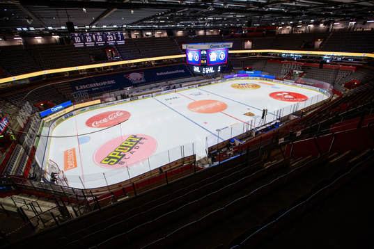 Interiör av Saab Arena