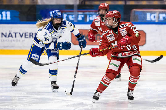 Leksands Andrine Furulund och Modos Marion Allemoz