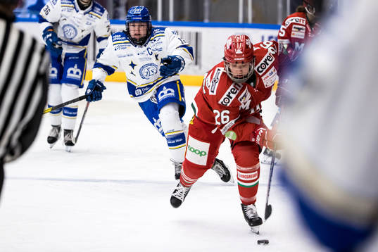 Modos Marion Allemozunder ishockeymatchen i SDHL mellan