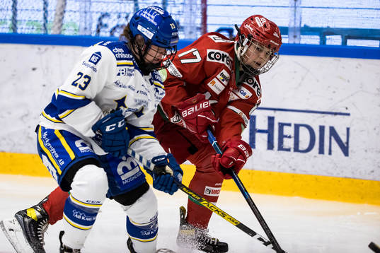 Leksands Saana Valkama och Modos Erica Rieder