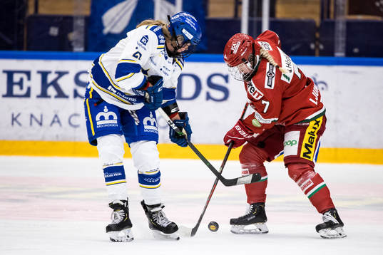 Leksands Lena Düsterhöft och Modos Lina Ljungbom