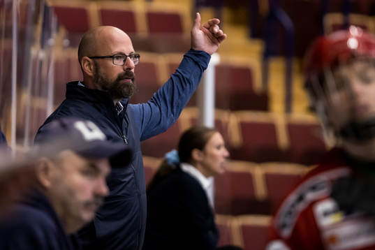 Leksands tränare Lars Stenmark