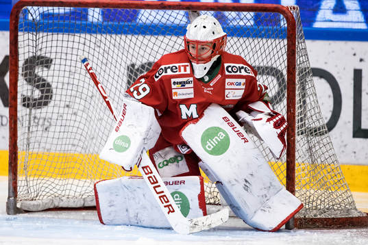 Modos målvakt Klara Peslarova