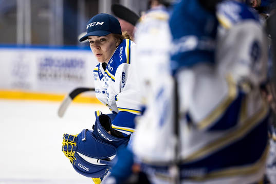 Leksands målvakt Eveliina Suonpää