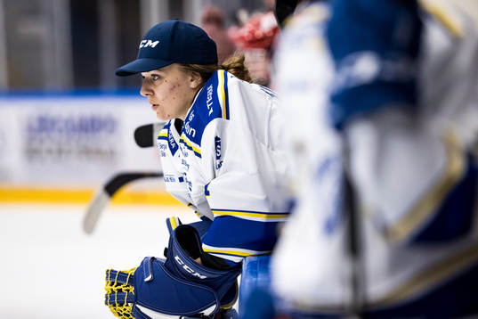 Leksands målvakt Eveliina Suonpää