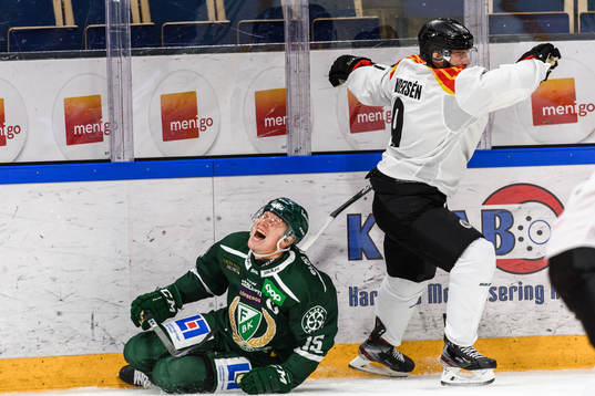 Färjestads Gustav Rydahl har ont
