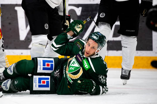 Färjestads Per Åslund deppar