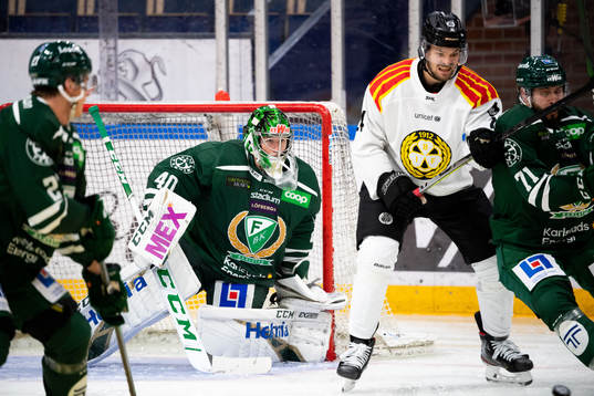 Färjestads målvakt Henrik Haukeland