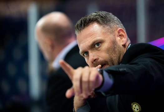 Brynäs assisterande tränare Mikael Holmqvist