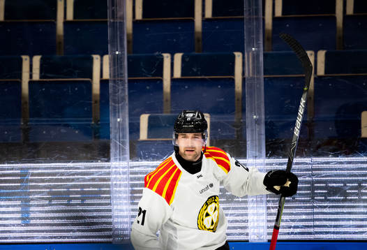 Brynäs Patrik Berglund jublar