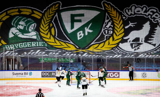 Brynäs Patrik Berglund jublar