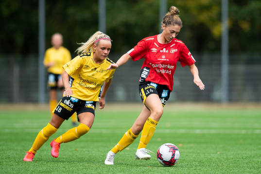 Elfsborgs Donika Shala och Moa Skoglund