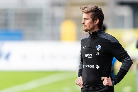 Halmstads tillfälliga tränare Johan Bergström