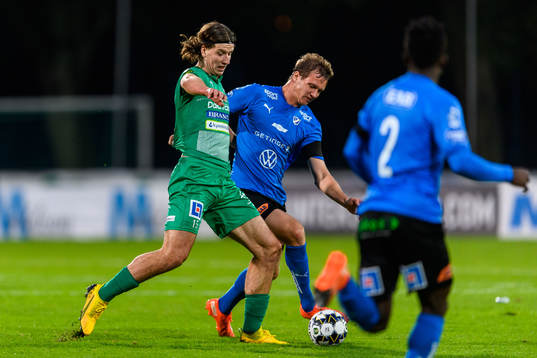 Jönköpings Daniel Strandsäter och Halmstads Alexander