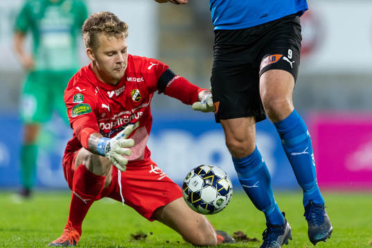 Ljungskiles målvakt Robin Wallinder