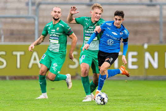 Ljungskiles Teodor Wålemark och Halmstads Emil Tot