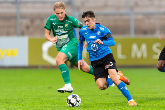 Ljungskiles Teodor Wålemark och Halmstads Emil Tot