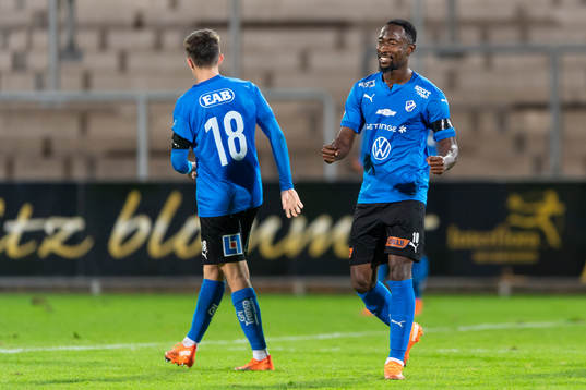 Halmstads Sadat Karim jublar