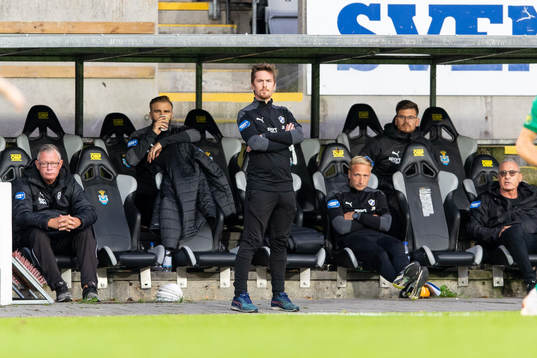 Halmstads tillfälliga tränare Johan Bergström
