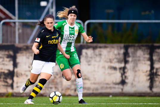 s Fanny Johansson och Hammarbys Emma Westin